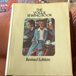 1975 3rd Edition The Vogue Sewing Book Revised Edition with original dust cover.
